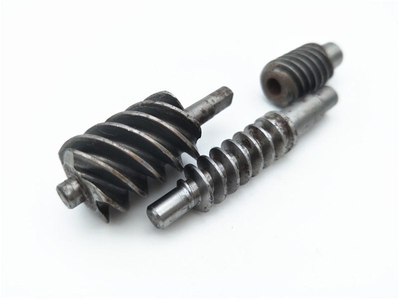 廠家生產加工 單頭多頭蝸杆 0.5模數（shù）蝸杆減速電（diàn）機 馬達軸 渦輪齒輪