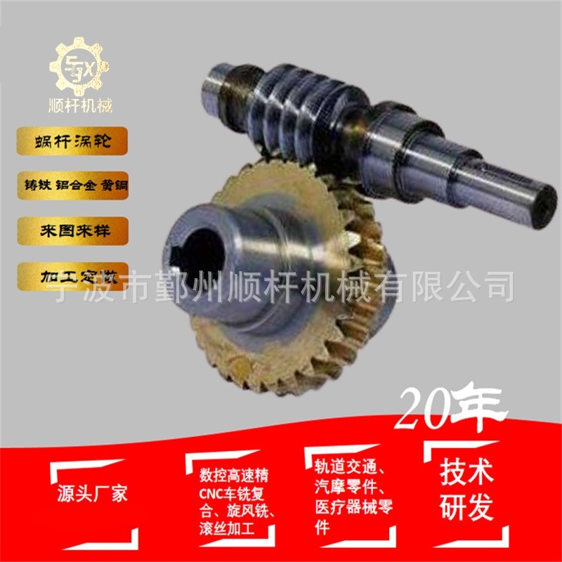 承（chéng）接 多頭蝸（wō）杆 大（dà）模數小模蝸杆 蝸（wō）杆蝸輪成套生產